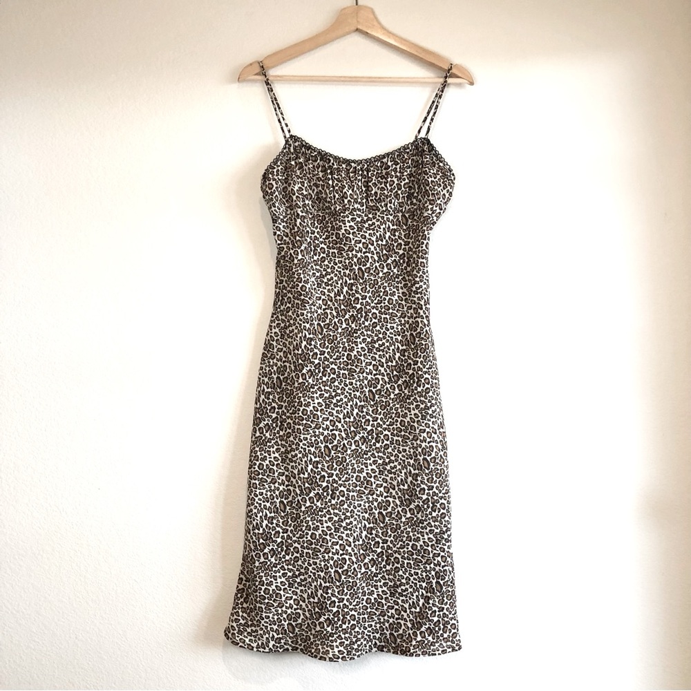 Vintage 579 Cheetah Print Cami Dress, S